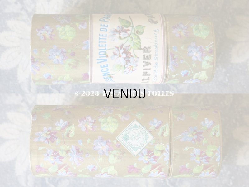 画像16: 1894年 アンティーク コフレ ボックス入り香水瓶 & オードトワレの香水瓶 & パウダーボックス & 石鹸 VIOLETTES DE PARME - L.T.PIVER -