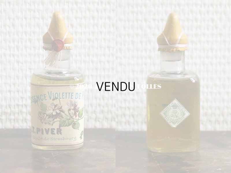 画像12: 1894年 アンティーク コフレ ボックス入り香水瓶 & オードトワレの香水瓶 & パウダーボックス & 石鹸 VIOLETTES DE PARME - L.T.PIVER -