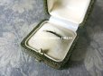 画像5: アンティーク ジュエリーボックス 金彩入り グリーン リングボックス