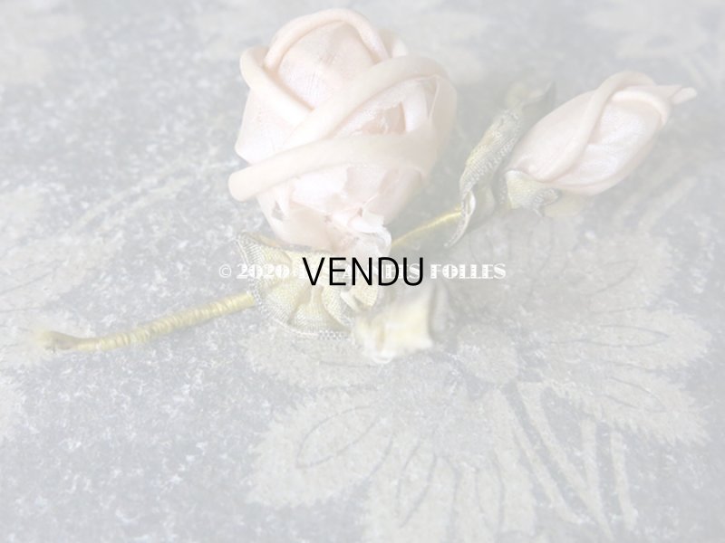 画像3: アンティーク 球状 淡いピンクの薔薇のロココモチーフ