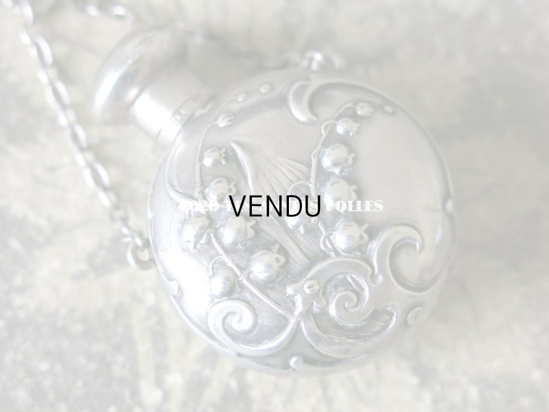 画像4: アンティーク シャトレーヌ用 シルバー製 鈴蘭の香水瓶