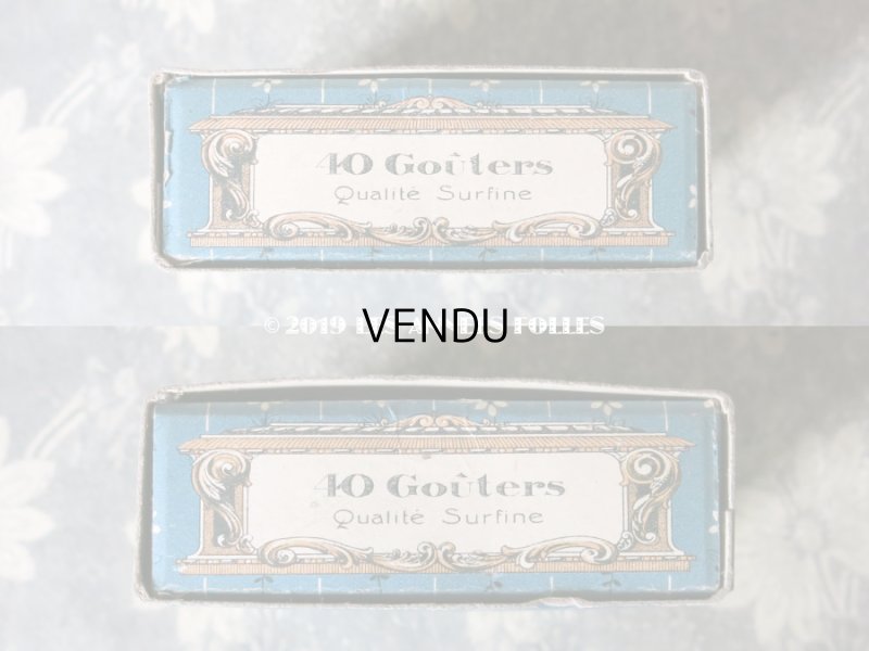 画像8: アンティーク 『 マルキーズ・ ドゥ・セヴィニエ 』のお菓子箱 LES GOUTERS AU CHOCOLAT DE ROYAT - MARQUISE DE SEVIGNE PARIS -