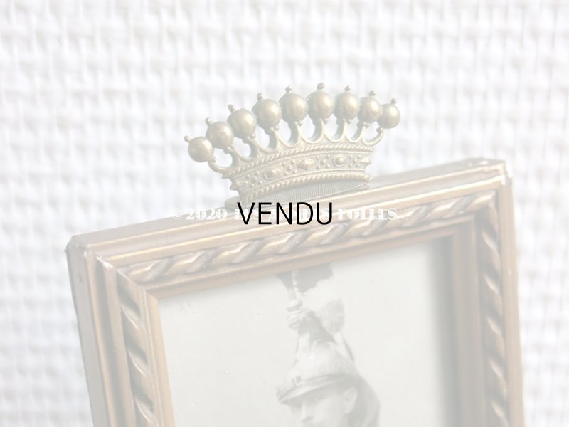 画像4: 19世紀末 アンティーク 王冠のフォトフレーム