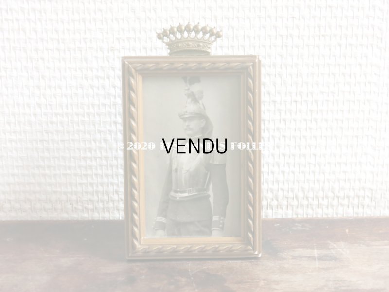 画像3: 19世紀末 アンティーク 王冠のフォトフレーム