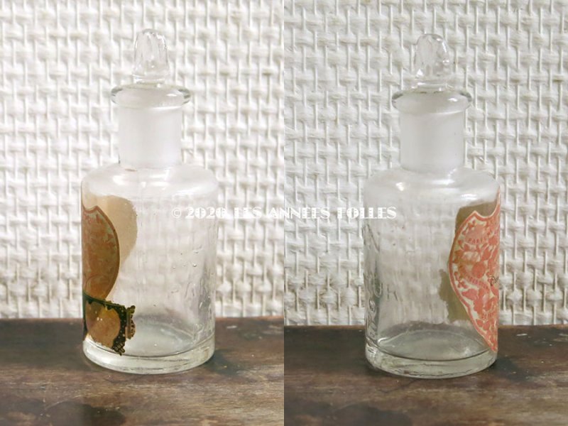 画像3: 19世紀 アンティーク パフュームボトル 薔薇 - LUBIN PARIS -