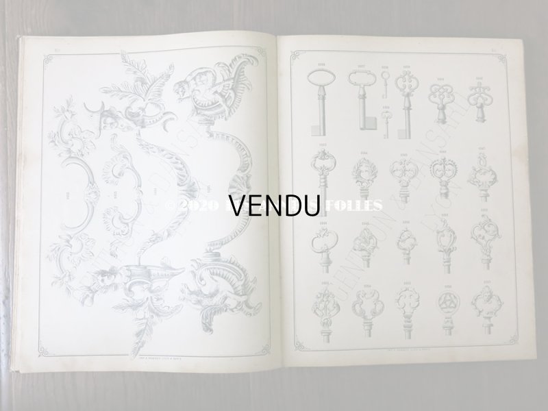 画像11: 1898年 アンティーク オーナメントのカタログ 198ページ - GENTHON & DANSARD -