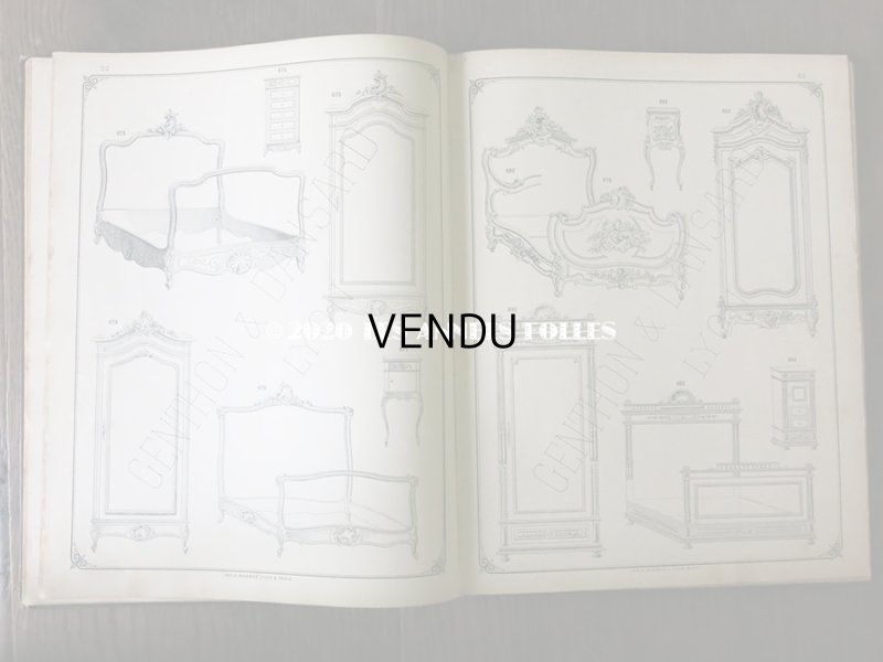 画像10: 1898年 アンティーク オーナメントのカタログ 198ページ - GENTHON & DANSARD -