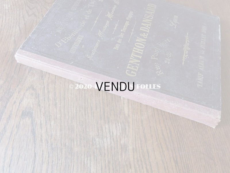 画像4: 1898年 アンティーク オーナメントのカタログ 198ページ - GENTHON & DANSARD -