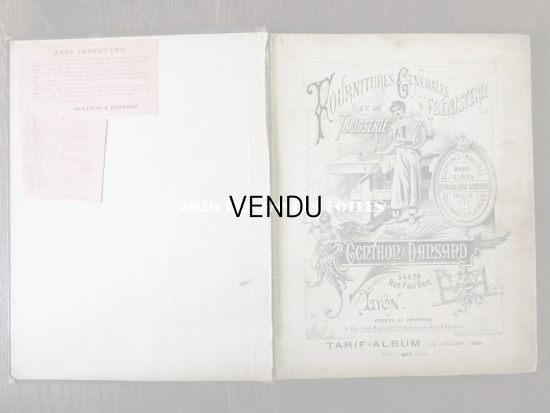 画像5: 1898年 アンティーク オーナメントのカタログ 198ページ - GENTHON & DANSARD -