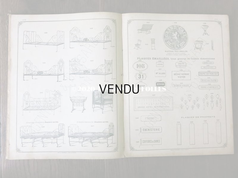 画像13: 1898年 アンティーク オーナメントのカタログ 198ページ - GENTHON & DANSARD -
