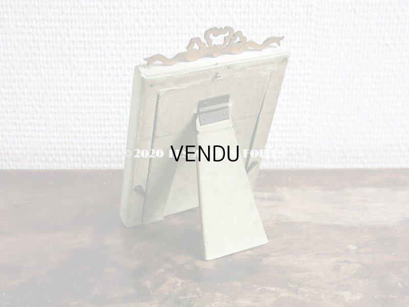 画像5: アンティーク  リボン装飾のフォトフレーム　王冠のトレードマーク パリのアトリエ