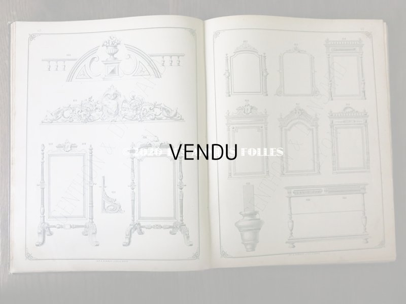 画像9: 1898年 アンティーク オーナメントのカタログ 198ページ - GENTHON & DANSARD -