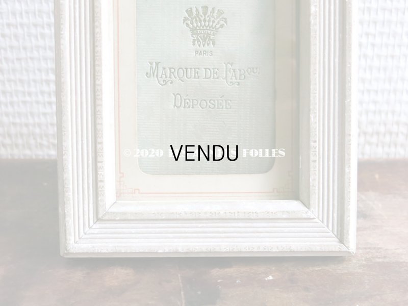 画像4: アンティーク  リボン装飾のフォトフレーム　王冠のトレードマーク パリのアトリエ