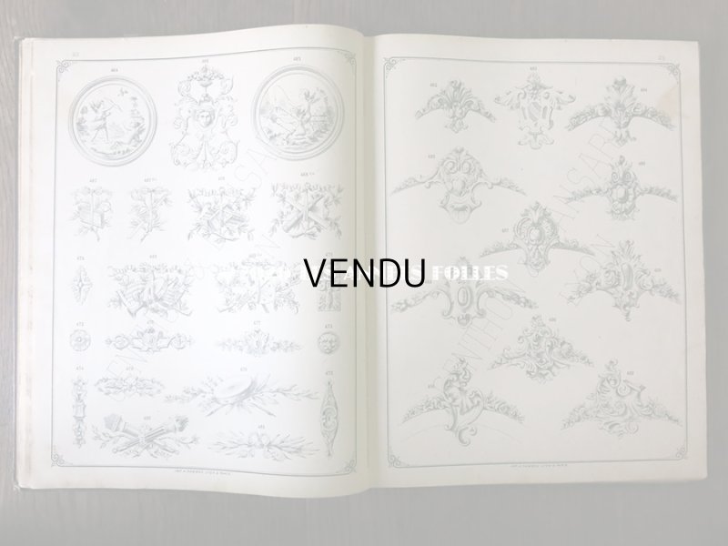 画像7: 1898年 アンティーク オーナメントのカタログ 198ページ - GENTHON & DANSARD -