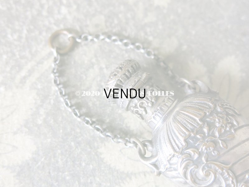 画像6: アンティーク シャトレーヌ用 ロカイユ装飾の香水瓶