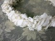 画像7: アンティーク 薔薇&ライラックの花冠 オフホワイト 布花のヘッドリース ティアラ