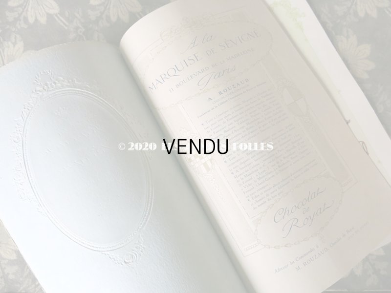 画像5: 1913年 アンティーク 【マルキーズ・ ドゥ・セヴィニエ】 のカタログ A LA MARQUISE DE SEVIGNE CHOCOLAT DE ROYAL