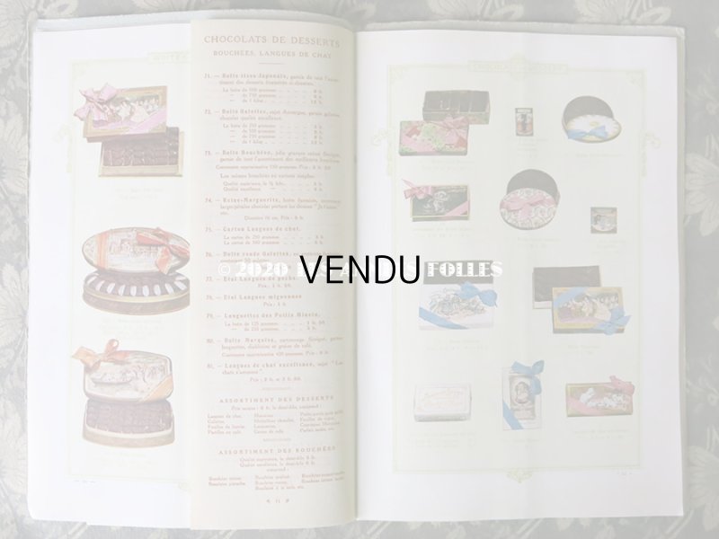 画像9: 1913年 アンティーク 【マルキーズ・ ドゥ・セヴィニエ】 のカタログ A LA MARQUISE DE SEVIGNE CHOCOLAT DE ROYAL