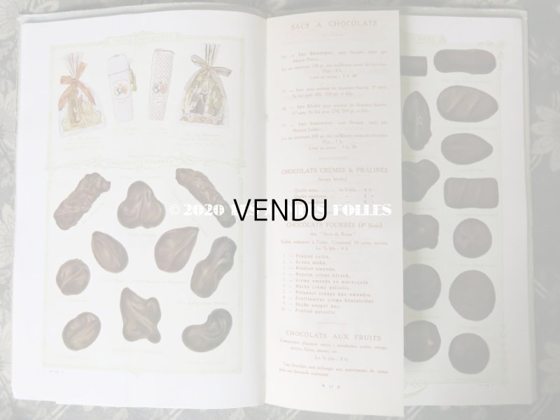 画像10: 1913年 アンティーク 【マルキーズ・ ドゥ・セヴィニエ】 のカタログ A LA MARQUISE DE SEVIGNE CHOCOLAT DE ROYAL