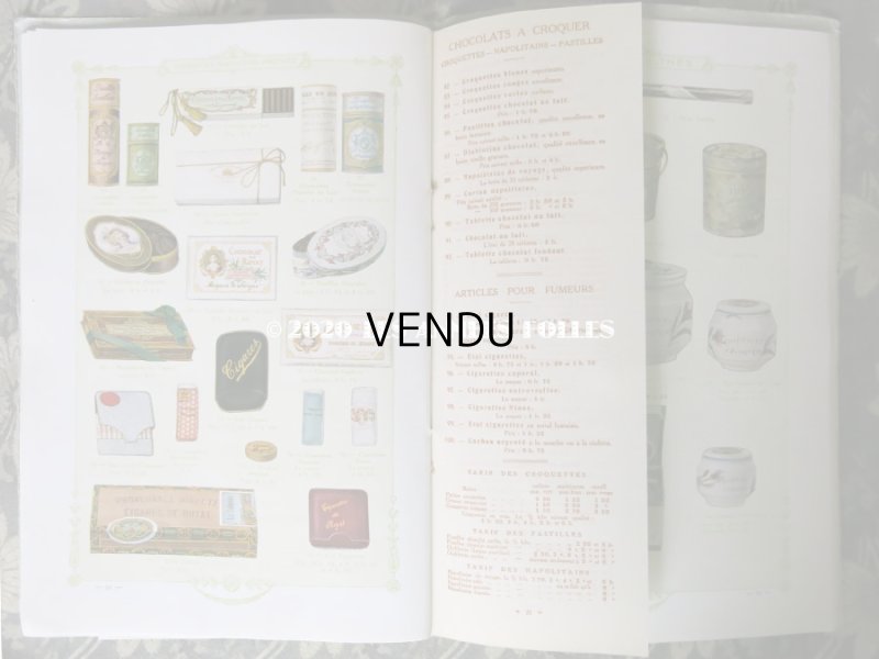 画像14: 1913年 アンティーク 【マルキーズ・ ドゥ・セヴィニエ】 のカタログ A LA MARQUISE DE SEVIGNE CHOCOLAT DE ROYAL