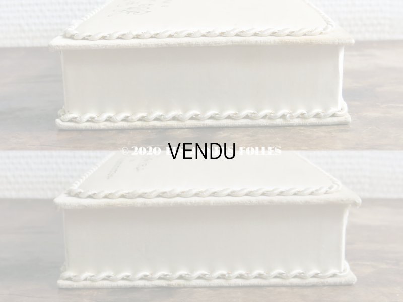 画像13: 1911年　アンティーク シルク製 初聖体のドラジェボックス プルミエール・コミュニオン