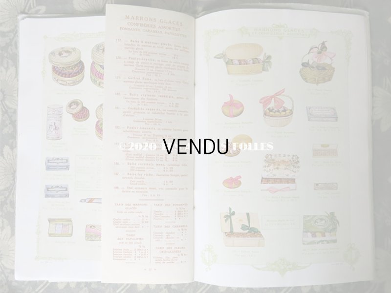 画像16: 1913年 アンティーク 【マルキーズ・ ドゥ・セヴィニエ】 のカタログ A LA MARQUISE DE SEVIGNE CHOCOLAT DE ROYAL