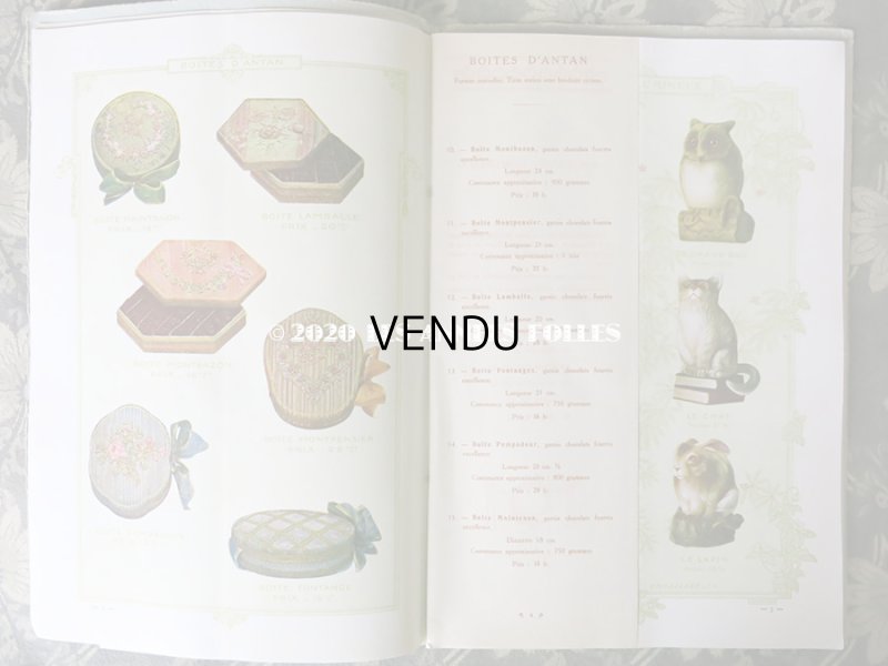 画像7: 1913年 アンティーク 【マルキーズ・ ドゥ・セヴィニエ】 のカタログ A LA MARQUISE DE SEVIGNE CHOCOLAT DE ROYAL