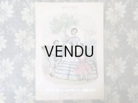 1862年 アンティーク モード版画 モード雑誌 MODES VRAIES - MUSEE DES FAMILLES -