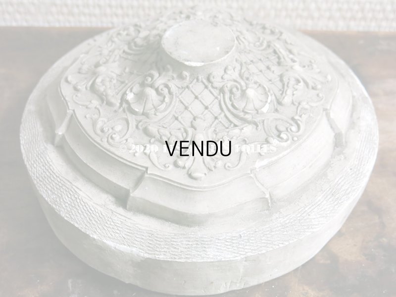 画像6: アンティーク 石膏のオーナメント ロカイユ装飾