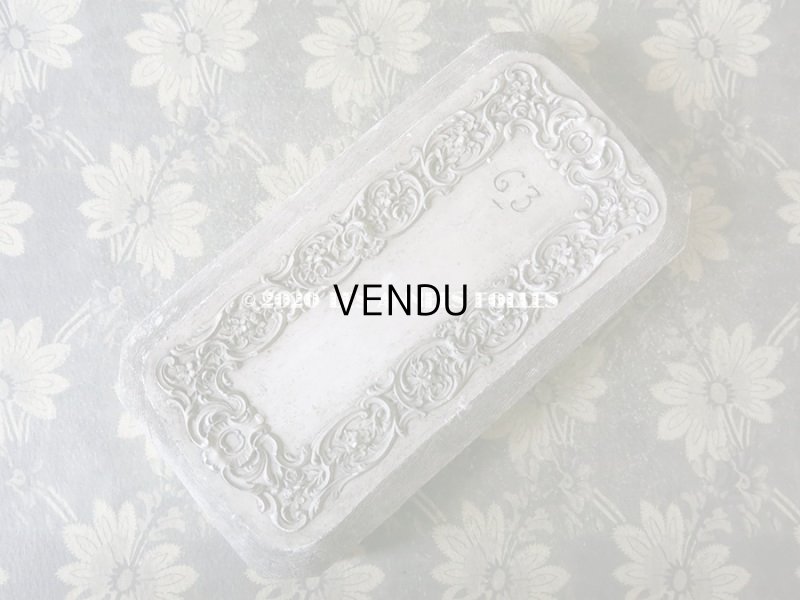 画像7: アンティーク 石膏のオーナメント ロカイユ装飾