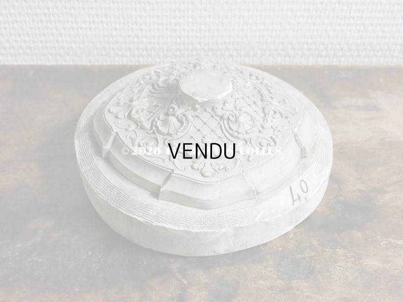 画像4: アンティーク 石膏のオーナメント ロカイユ装飾