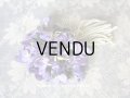 1900年代 アンティーク 菫のブーケの布花 コサージュ  38輪