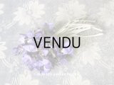 1900年代 アンティーク 菫のブーケの布花 コサージュ 