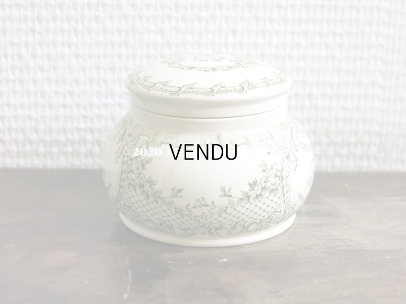 画像7: アンティーク クリームポット CREME DE SAVON POUR BARBE - ROGER & GALLET PARIS -