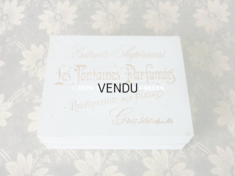 画像2: アンティーク パフュームボックス EXTRAIT  SUPERIEURS LES FONTAINES PARFUMEES - PARFUMERIE AUX FLEURS -