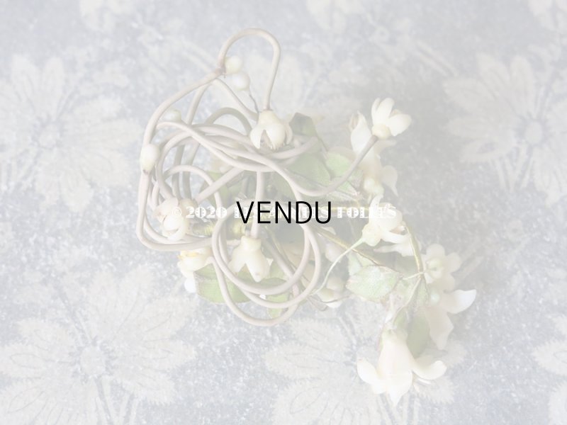 画像5: アンティーク ワックスフラワーのブーケ ブートニア