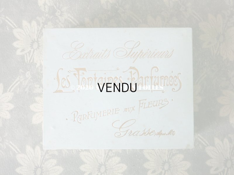 画像3: アンティーク パフュームボックス EXTRAIT  SUPERIEURS LES FONTAINES PARFUMEES - PARFUMERIE AUX FLEURS -