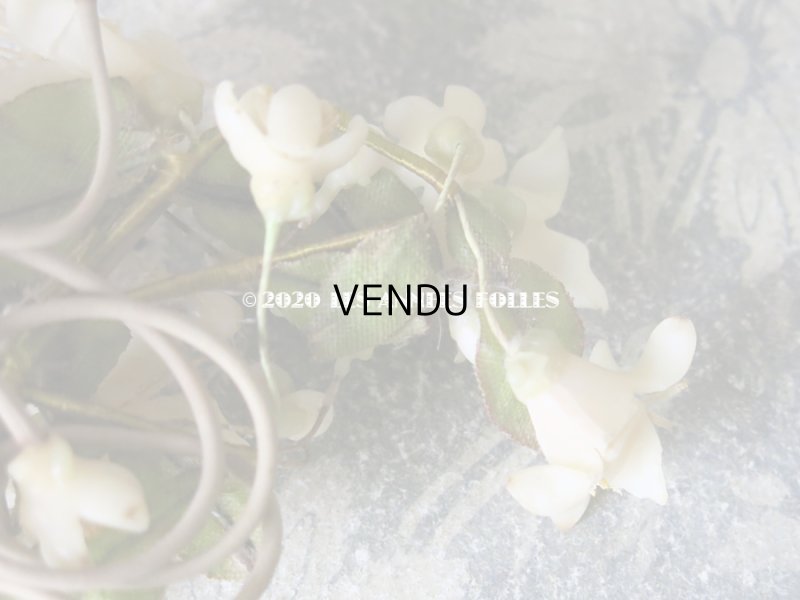 画像6: アンティーク ワックスフラワーのブーケ ブートニア