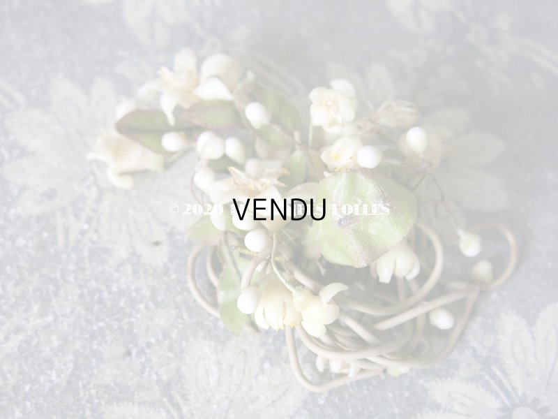 画像4: アンティーク ワックスフラワーのブーケ ブートニア