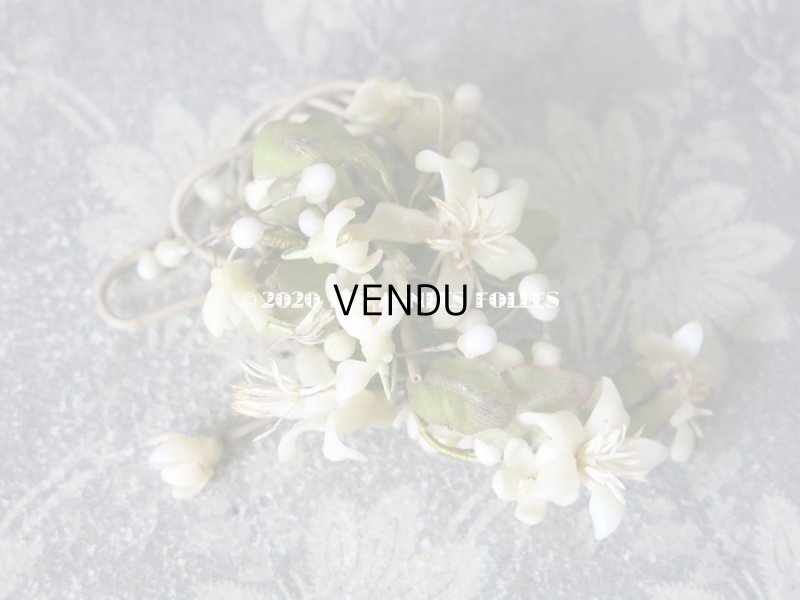 画像3: アンティーク ワックスフラワーのブーケ ブートニア