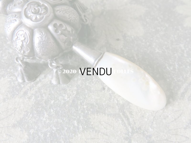 画像3: 19世紀 ナポレオン3世時代 アンティーク ラトル シルバー製 