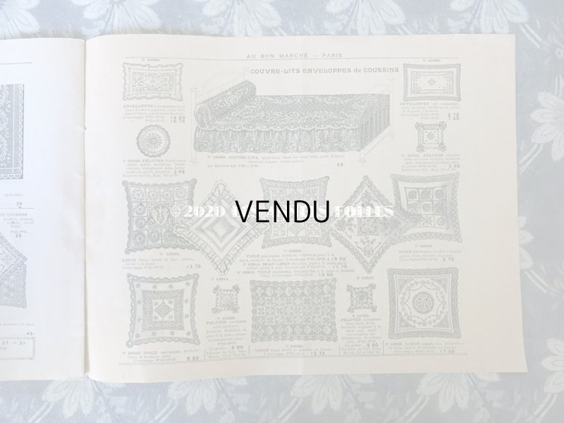 画像8: アンティーク ボンマルシェのカタログ　カーテン＆ベッドカバー RIDEAUX BLANCS - AU BON MARCHE -