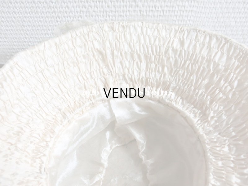 画像13: 19世紀末 アンティーク 小さな女の子用 帽子 箱付き パウダーピンクのシルクサテン＆シルクシフォン