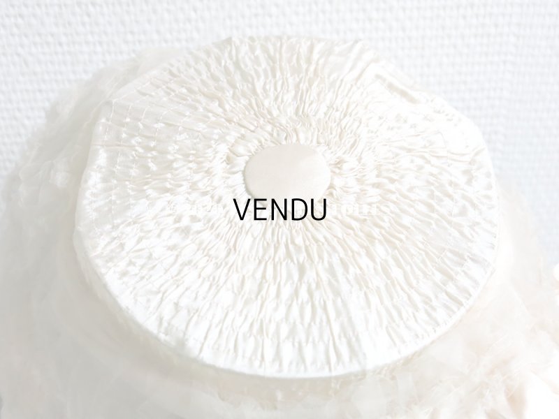 画像7: 19世紀末 アンティーク 小さな女の子用 帽子 箱付き パウダーピンクのシルクサテン＆シルクシフォン