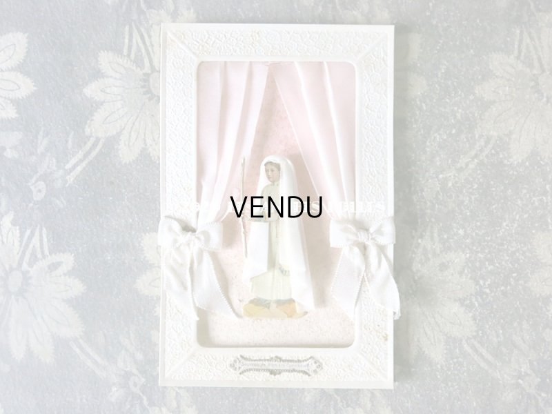 画像4: アンティーク  箱入り 初聖体のポストカード コミュ二オン カニヴェ