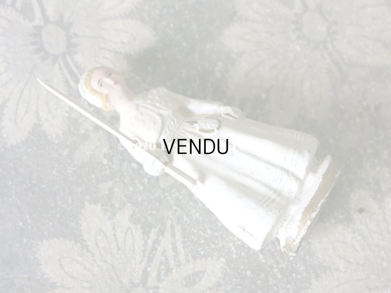 画像7: アンティーク 初聖体の石膏人形 コミュニオン