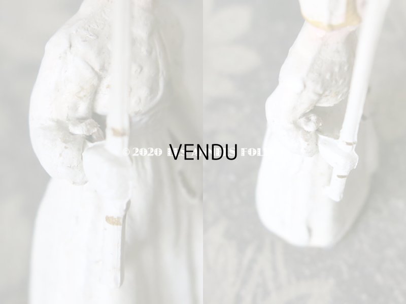 画像9: アンティーク 初聖体の石膏人形 コミュニオン