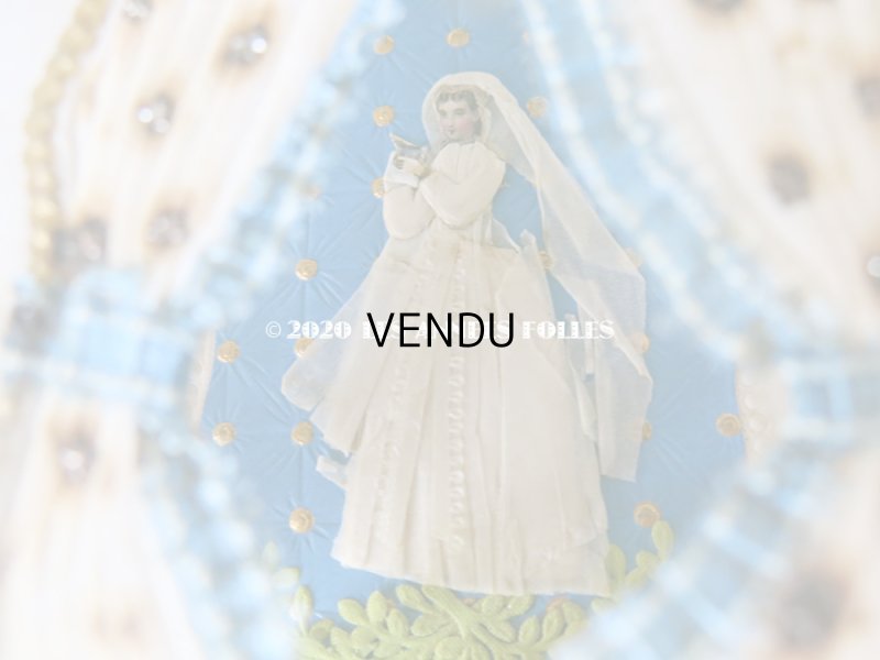 画像4: 19世紀　アンティーク  初聖体 立体のカニヴェ　コミュ二オン　ポップアップ