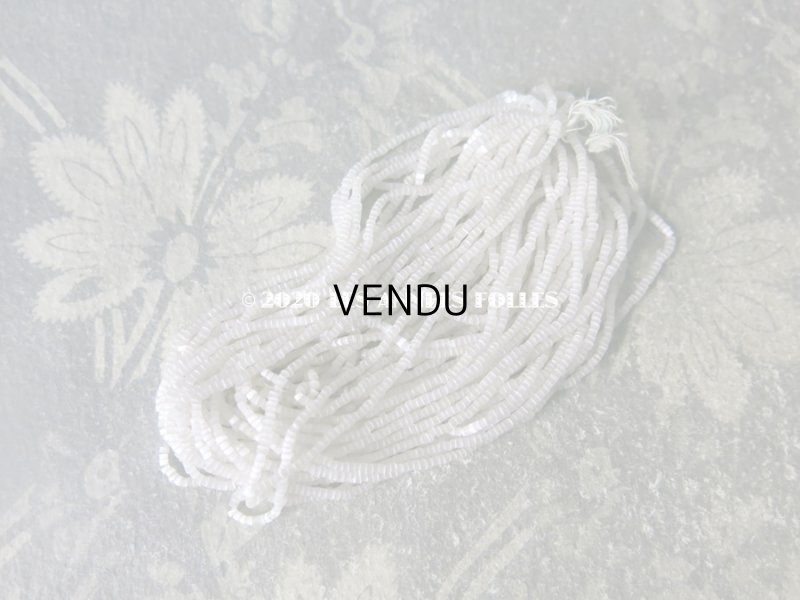 画像5: アンティーク ガラス製 極小 サティネ ビーズ ライトグレー 0.9mm