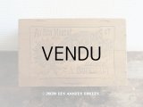 1900年代 アンティーク ボンマルシェ百貨店の木箱 フェザー＆布花  - AU BON MARCHE MAISON BOUCICAUT PARIS -
